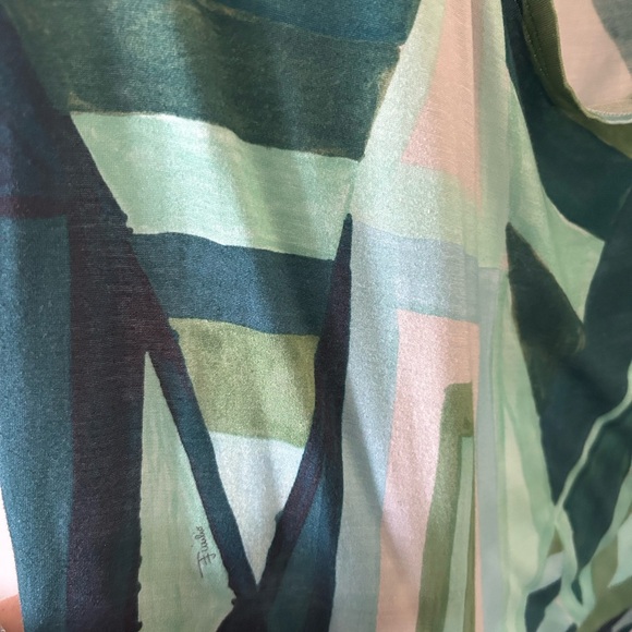 Emilio Pucci Green Patterned Fabric - Picture 5 of 8